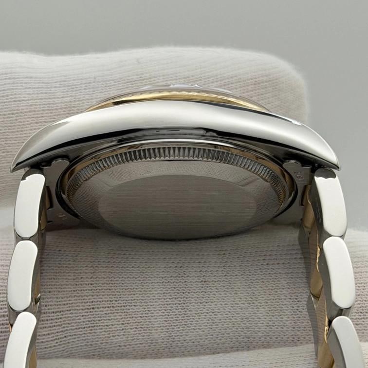 Rolex Oyster Perpetual 14233 34mm Silver Dial 18k Yellow Gold Stainless Steel - 10