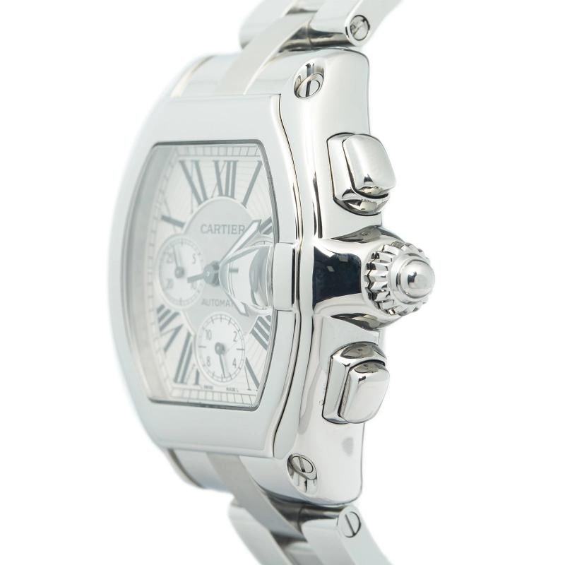 Cartier Roadster 2618 W62019X6 Stainless Steel Silver Dial Auto Men's Watch 43mm - 3