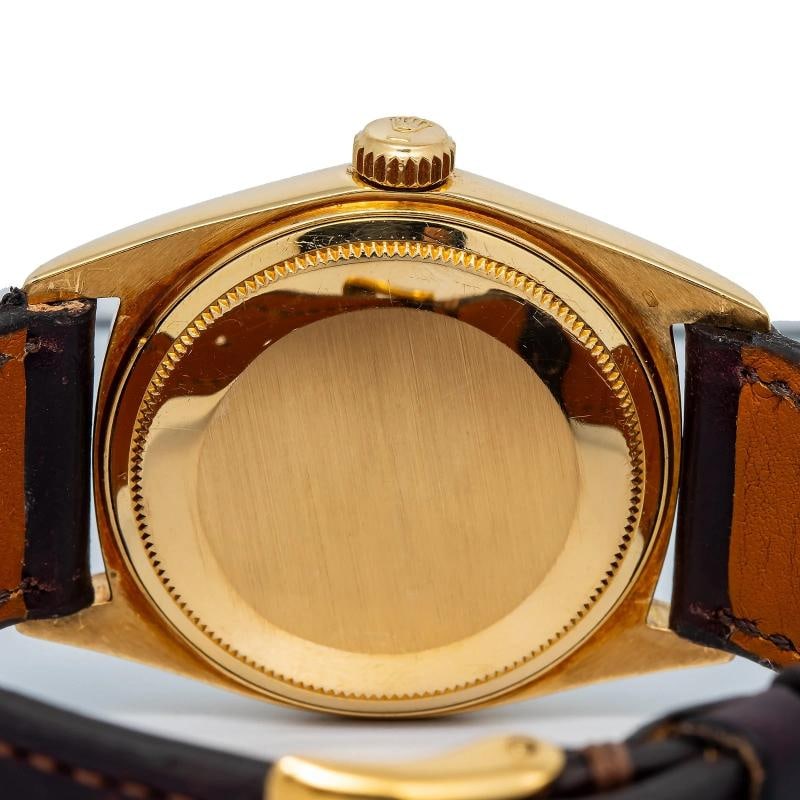 Rolex Day-Date 1803 18k Yellow Gold Silver Index Dial Automatic Men's Watch 36mm - 6