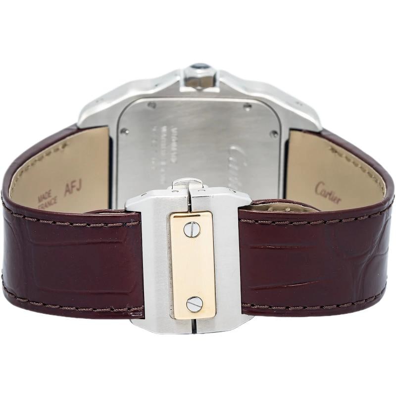 Cartier Santos 100 2656 W20077X7 SS Silver Dial Automatic Men's Watch 38mm - 5