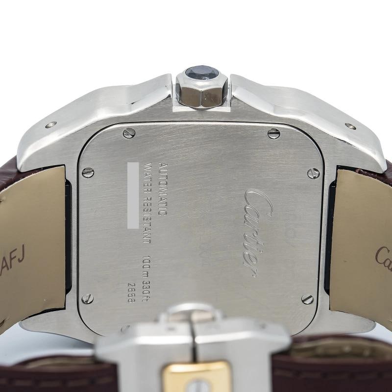Cartier Santos 100 2656 W20077X7 SS Silver Dial Automatic Men's Watch 38mm - 6