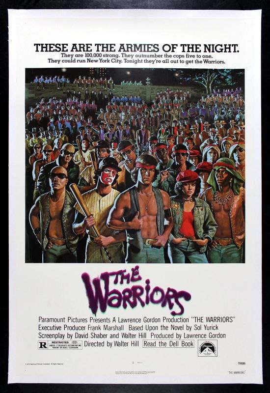 THE WARRIORS ORIGINAL MOVIE POSTER GANG VIOLENCE 1979 (1 of 1)
