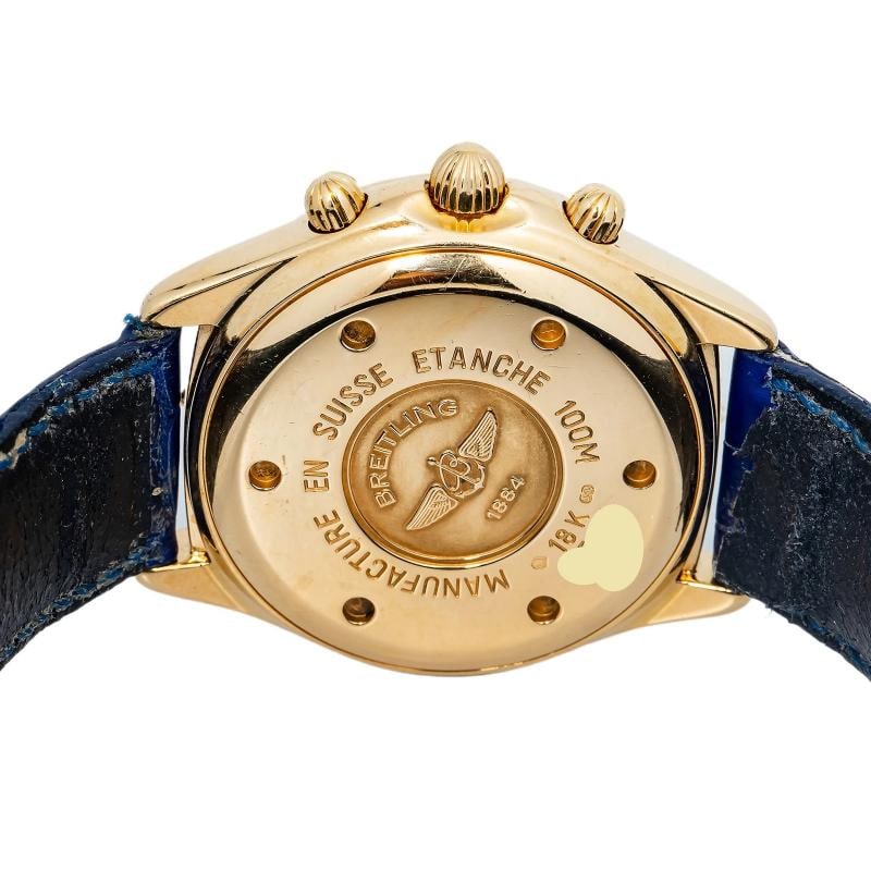 Breitling Chronomat Jetstream K55048 18k YG MOP Dial Quartz Unisex Watch 36mm - 6