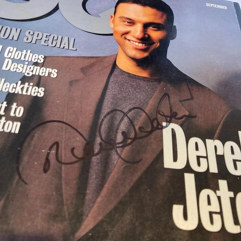 Derek Jeter Signed Autographed 1998 GQ Magazine New York Yankees JSA COA - 3