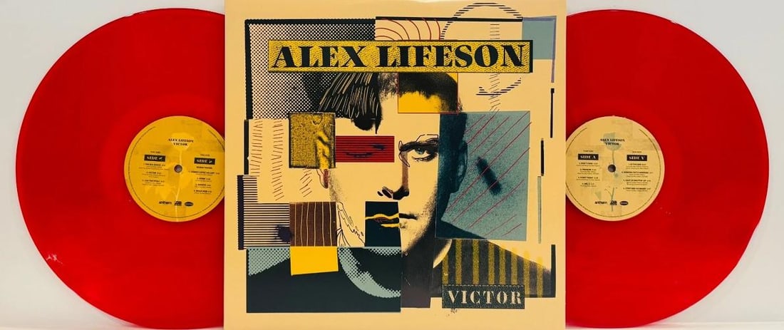 ALEX LIFESON Signed Autograph LP Insert "Victor" JSA COA Double Red Vinyl RUSH - 3