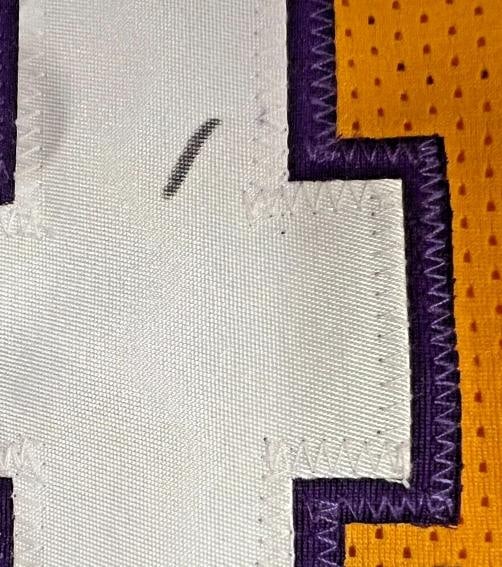 Shaq Shaquille O'Neal Signed Yellow Gold Custom Jersey Beckett Witnessed - 6