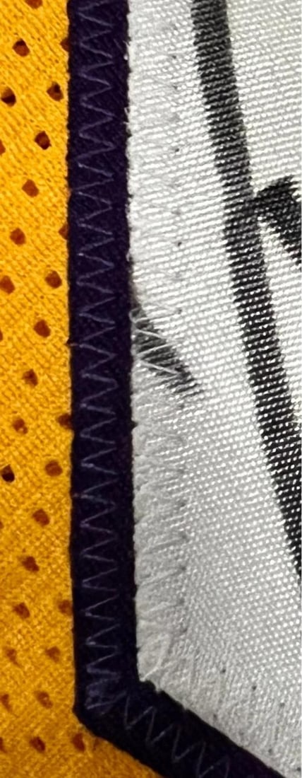 Shaq Shaquille O'Neal Signed Yellow Gold Custom Jersey Beckett Witnessed - 7