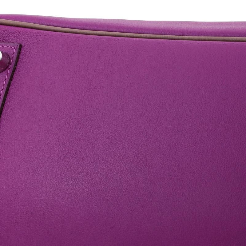 Hermes Birkin Handbag Bicolor Swift with Palladium Hardware 30 - 8