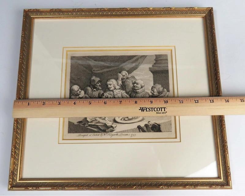 Circa 1753 English William Hogarth Columbus Breaking Egg Print, Period Piece - 8