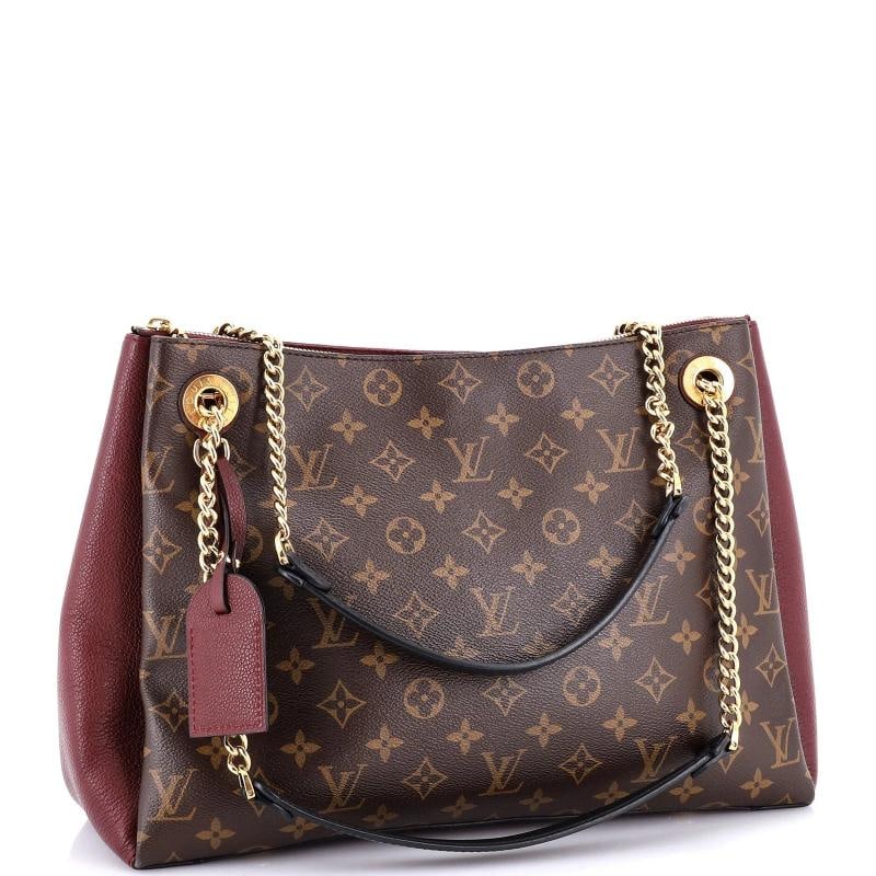 Louis Vuitton Surene Handbag Monogram Canvas with Leather MM - 2