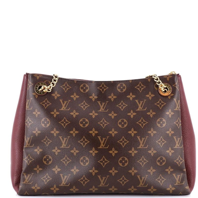 Louis Vuitton Surene Handbag Monogram Canvas with Leather MM - 3