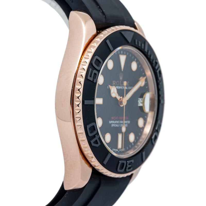 Rolex Yacht-Master 268655 Automatic 18k Rose Gold Black Dial Unisex Watch 37mm - 4