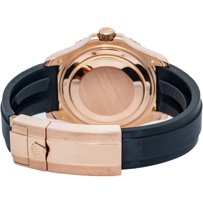 Rolex Yacht-Master 268655 Automatic 18k Rose Gold Black Dial Unisex Watch 37mm - 5
