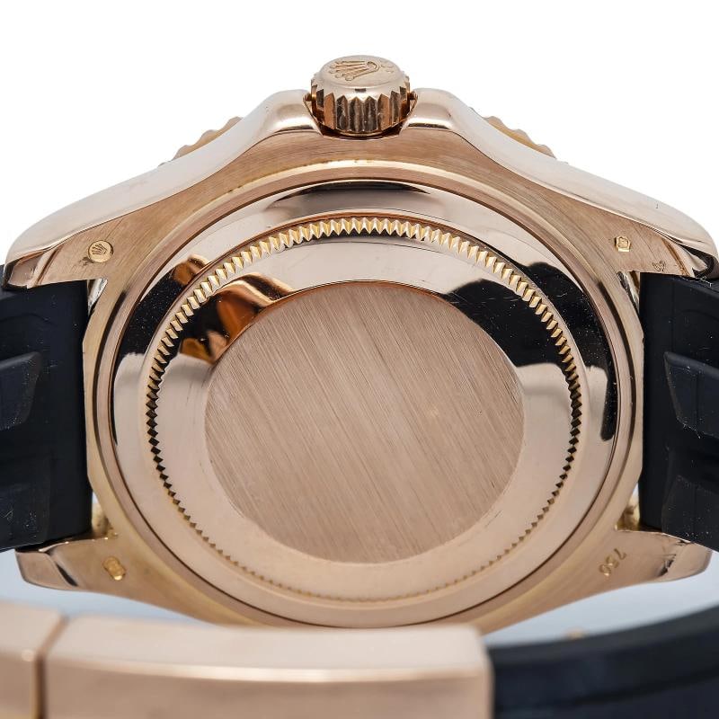 Rolex Yacht-Master 268655 Automatic 18k Rose Gold Black Dial Unisex Watch 37mm - 6