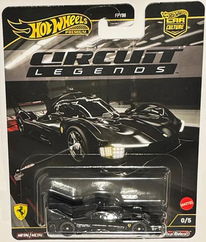 Black Ferrari 499P Hot Wheels 2025 Premium Car Culture Circuit Legends Chase! - 2