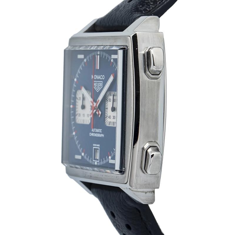 Tag Heuer Monaco CAW211P Stainless Steel Blue Dial Automatic Men's Watch 39mm - 3