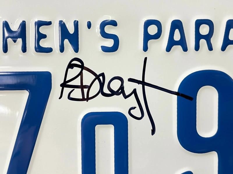 "JAWS" Richard Dreyfuss Autographed Autopsy License Plate Framed Collage BAS COA - 5