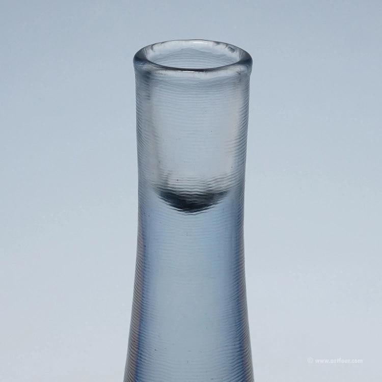 Vintage Venini Candle Holder with Inciso Decoration, Paolo Venini, Murano 1956 - 3