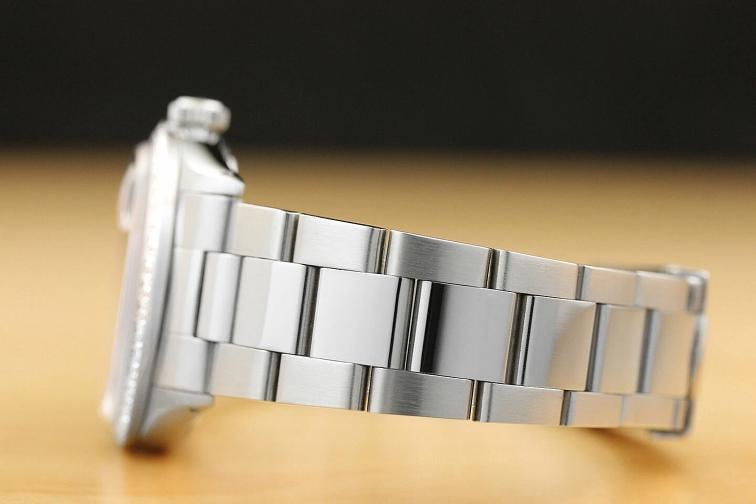 MENS ROLEX DATEJUST BLUE DIAL 18K WHITE GOLD STAINLESS STEEL DIAMOND WATCH - 5