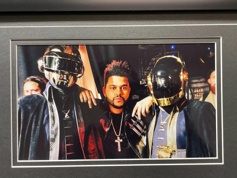 The Weeknd "Starboy" Signed CD Album License Plate Framed Collage PSA COA Auto - 4