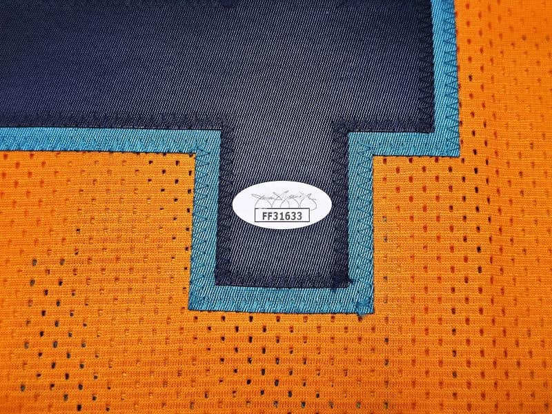 Team Greece Giannis Antetokounmpo Autographed Signed Yellow Jersey JSA - 5