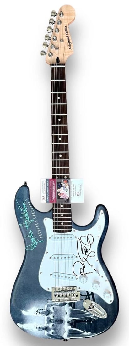 Perry Farrell Signed Guitar 1/1 JSA COA Jane's Addiction Nothing's Shocking - 2