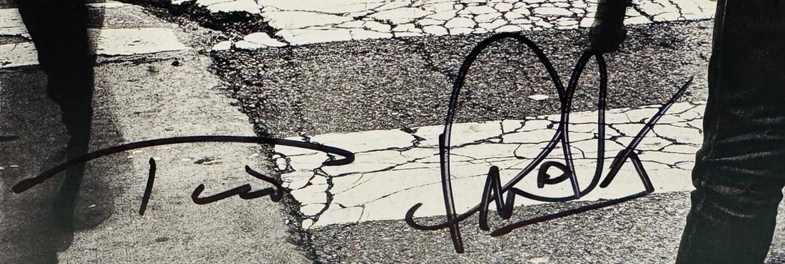 BON JOVI D. BRYAN T. TORRES +4 Signed Autograph LP Cover "Forever" No Vinyl JSA - 5