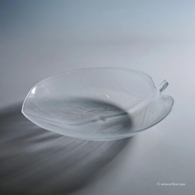 Vintage Art Glass Plate by Tyra Lundgren for Venini, Murano (1 of 10)