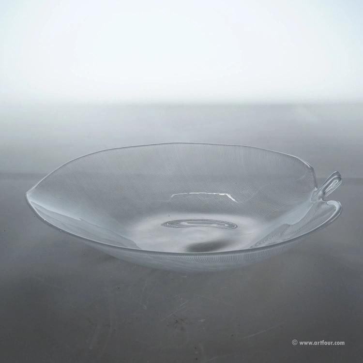 Vintage Art Glass Plate by Tyra Lundgren for Venini, Murano - 3