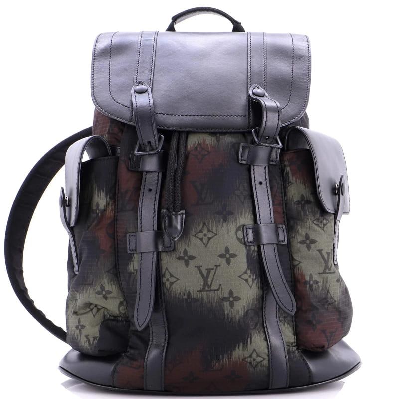Louis Vuitton Christopher Backpack Limited Edition Camouflage Monogram Nylon (1 of 8)