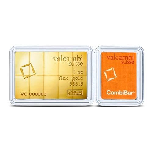 1 oz Valcambi Gold CombiBar (10 x 1/10 oz, New w/ Assay) - 2