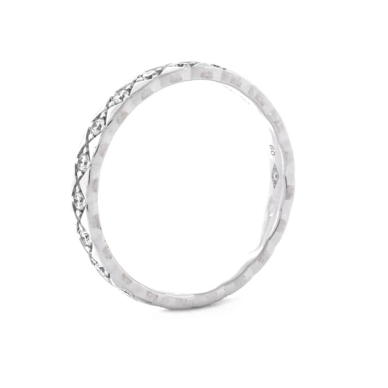 Chanel Coco Crush Ring 18K White Gold and Diamonds Mini - 3
