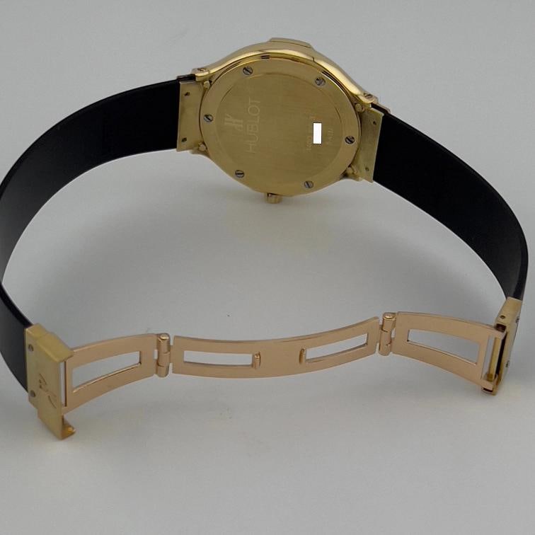 Hublot MDM Classic 1400.100.3 32mm Black Dial 18k Yellow Gold - 13