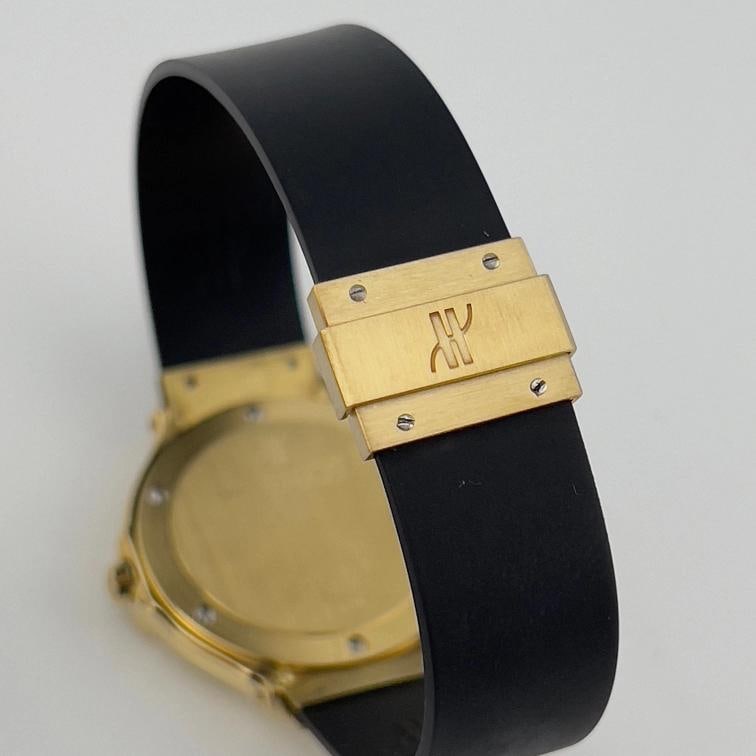 Hublot MDM Classic 1400.100.3 32mm Black Dial 18k Yellow Gold - 7