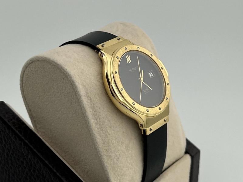 Hublot MDM Classic 1400.100.3 32mm Black Dial 18k Yellow Gold - 8