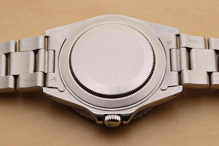 ROLEX MENS GMT MASTER II 16710 PEPSI BLUE RED 40MM STAINLESS STEEL DATE WATCH - 10