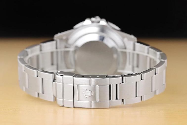 ROLEX MENS GMT MASTER II 16710 PEPSI BLUE RED 40MM STAINLESS STEEL DATE WATCH - 6