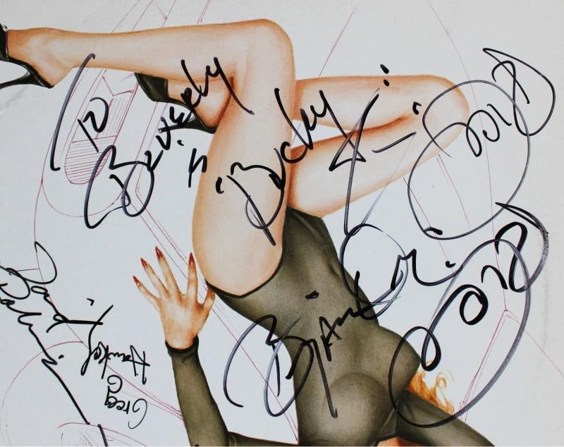 The Cars (5) Ocasek, Easton, Hawkes +2 Signed Album Cover W/ Vinyl BAS - 3