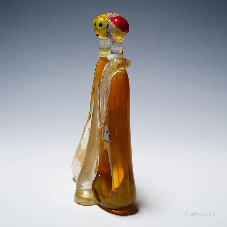 Vintage Murano Glass Sculpture by Anzolo Fuga for A.Ve.M. 1950s - 2