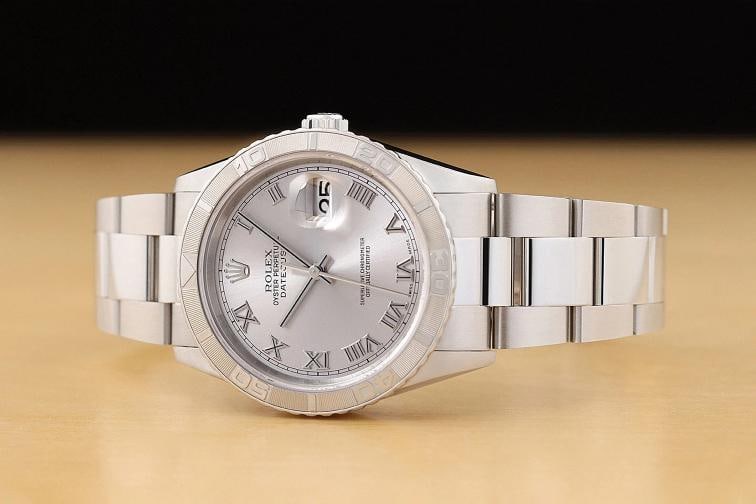 2002 ROLEX DATEJUST 16264 TURN-O-GRAPH THUNDERBIRD 18K GOLD STEEL OYSTER WATCH - 2