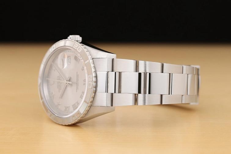 2002 ROLEX DATEJUST 16264 TURN-O-GRAPH THUNDERBIRD 18K GOLD STEEL OYSTER WATCH - 4