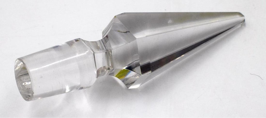 Baccarat Cut to Clear Glass Decanter Lagny - Chartreuse - 5