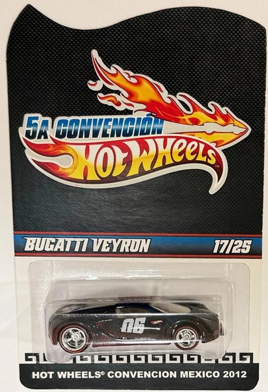 Purple BUGATTI VEYRON Code-3 Hot Wheels 2012 Mexico Convention 17/25 VERY RARE! (1 of 2)