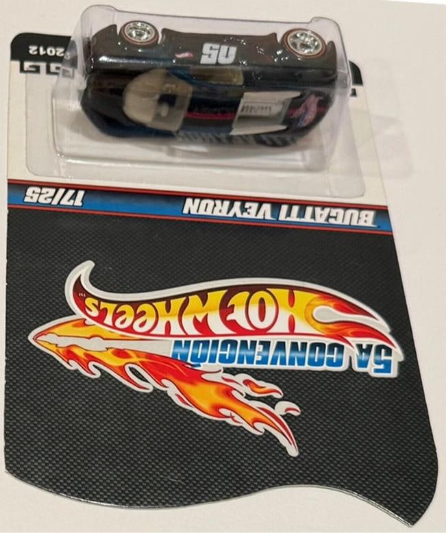 Purple BUGATTI VEYRON Code-3 Hot Wheels 2012 Mexico Convention 17/25 VERY RARE! - 2
