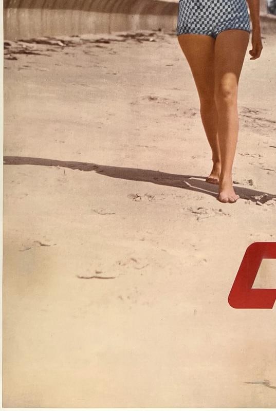 Original Vintage Poster MIAMI CAPITAL AIRLINES Airline Travel Tourism Florida OL - 4