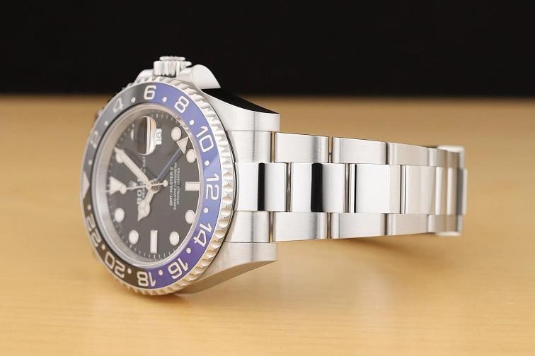 2022 CARD ROLEX GMT MASTER II 126710BLNR BATMAN CERAMIC STEEL BLUE BLACK WATCH - 4