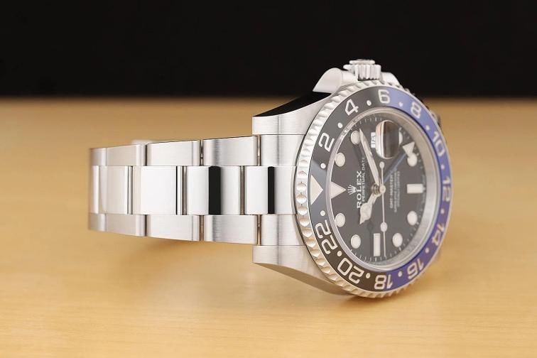 2022 CARD ROLEX GMT MASTER II 126710BLNR BATMAN CERAMIC STEEL BLUE BLACK WATCH - 7