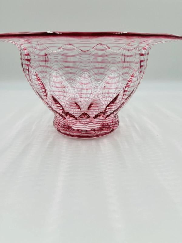 Rare Libbey - Nash Art Glass Bowl - Signed, Circa 1935 - 3