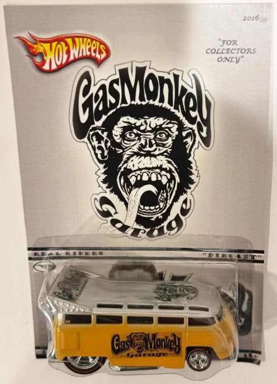 VW Drag Bus Custom Hot Wheels Gas Monkey Garage Series w/RR #4 Only 25 Made! - 2