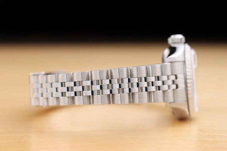 ROLEX LADIES DATEJUST 79174 SALMON ROMAN DIAL 18K GOLD STAINLESS STEEL WATCH - 8